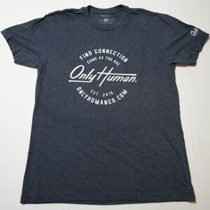 Only Human Co Blue Graphic T-Shirt